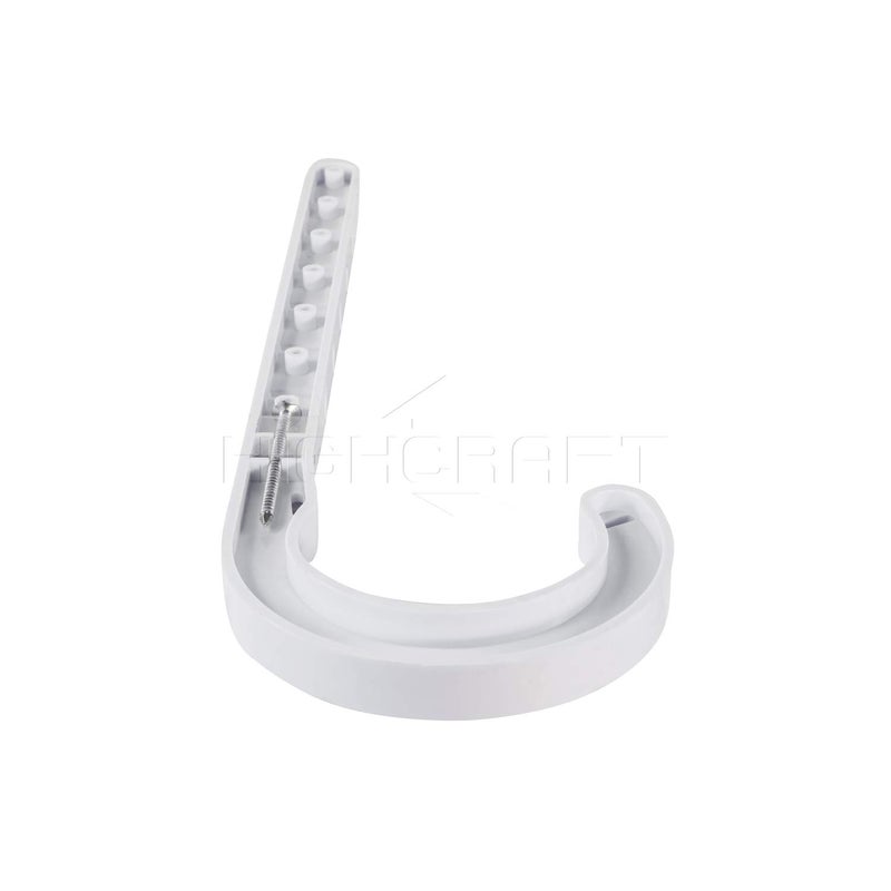 Highcraft PXJHNG004-10 PEX Support J-Hook Hanger with Nails; for 4 in. Pipe, Rope, Cable; Hard Plastic (10 Pack) - Image 3